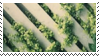 plants + fence aesthetic stamp