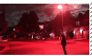 red glow aesthetic stamp