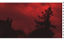 red aesthetic stamp