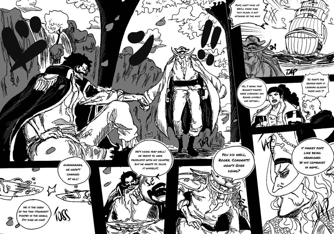 Roger And Whitebeard Final Meet By Natalardo On Deviantart Roger And Whitebeard Final Meet By Natalardo On Deviantart
