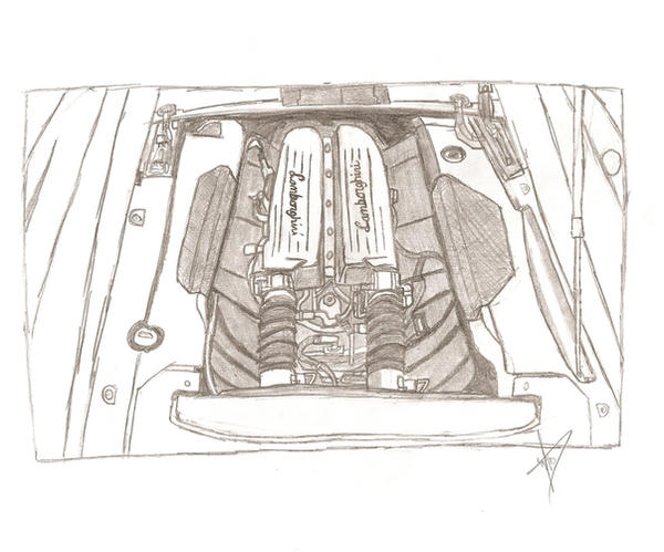 Lp560 Engine Bay LP560-4 Engine by Predator11 on DeviantArt