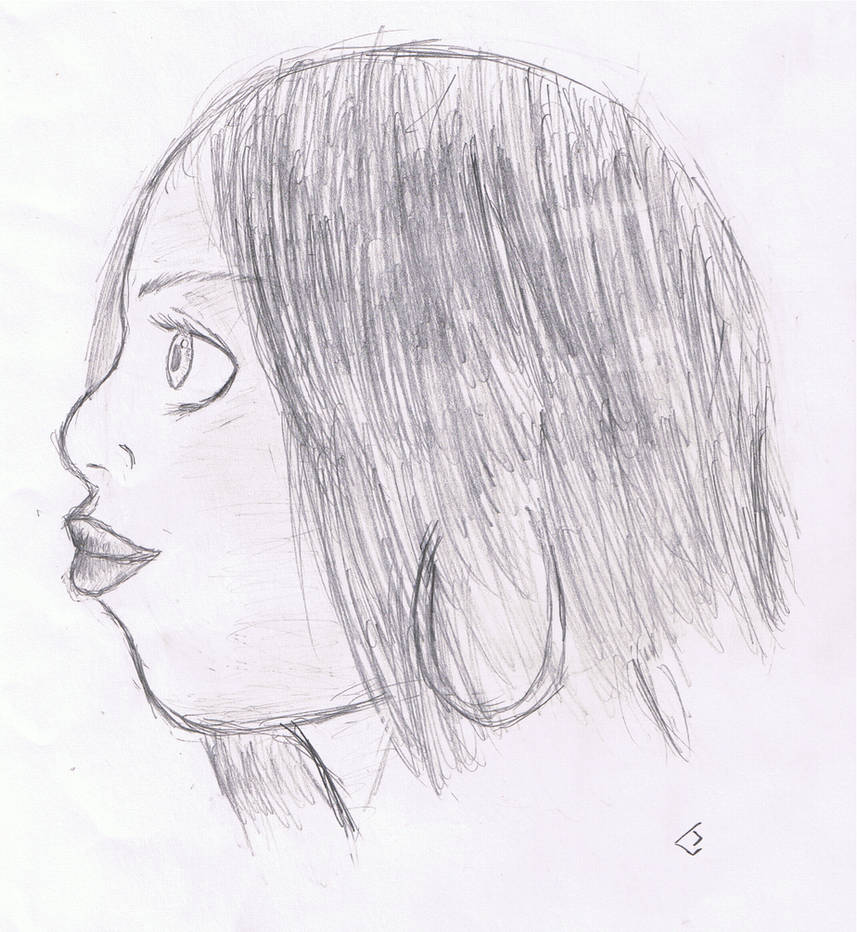 Profile Drawing Random Random Side Profile drawing by Chrizilla on DeviantArt