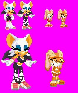 PX Rouge and Cream Sonic Riders version by francyszz3 on DeviantArt