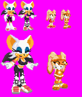 Deviantart Rouge Cream PX Rouge and Cream Sonic Riders version by francyszz3 on DeviantArt