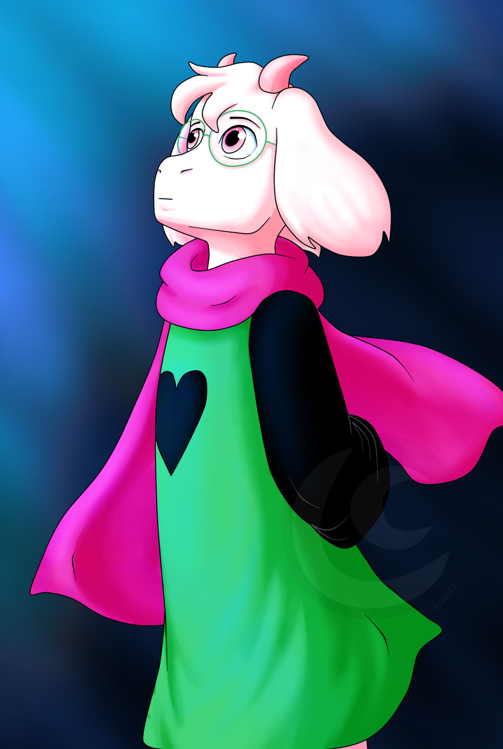 Ralsei portrait by hotcheeto89 on DeviantArt