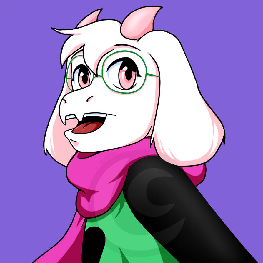 Ralsei portrait (2) by hotcheeto89 on DeviantArt