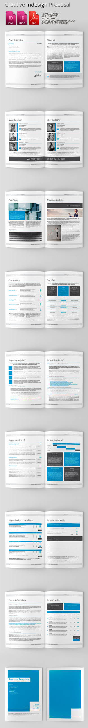 Clean and Creative Indesign Proposal