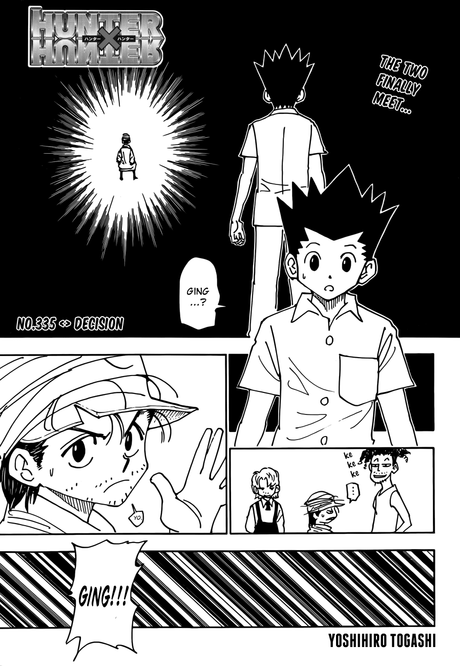 Hunter X Hunter Manga Chapter 335 By Anime Manga Addict On Deviantart