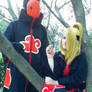 Deidara and Tobi cosplay