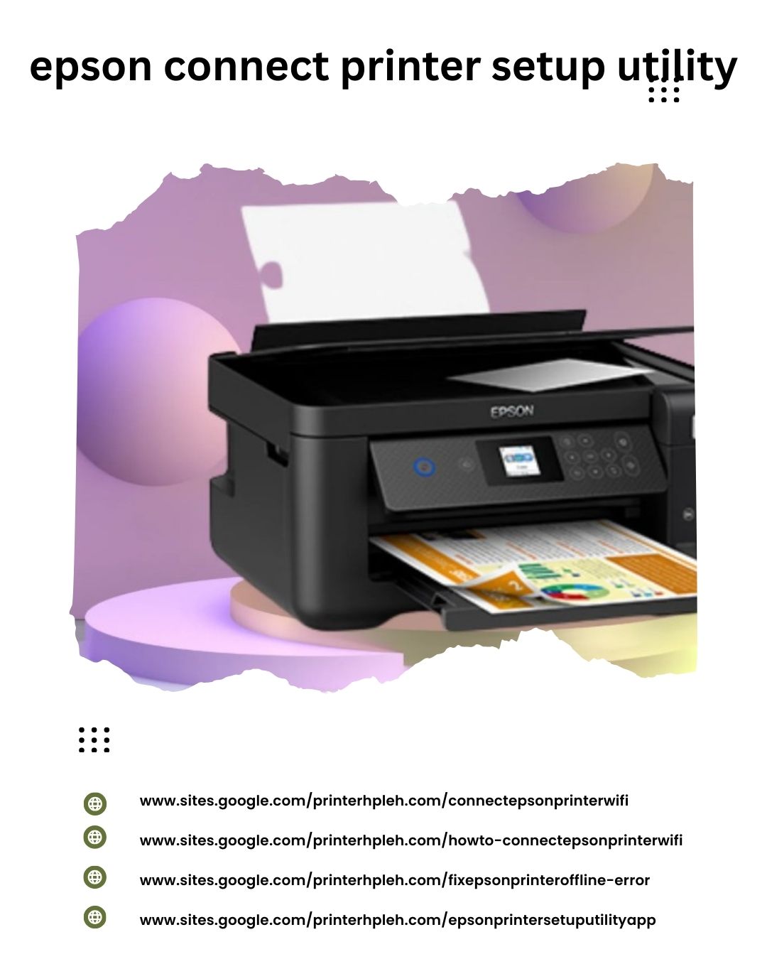 Epson Connect Printer Setup Utility