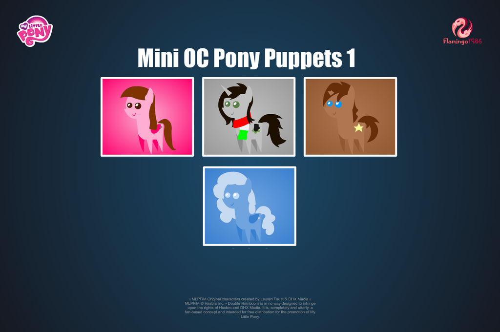 Mini OC Pony Puppets 1 *UPDATE* Download available