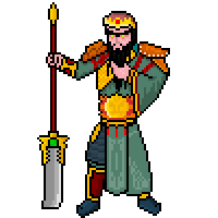 Guan Yu pixel art