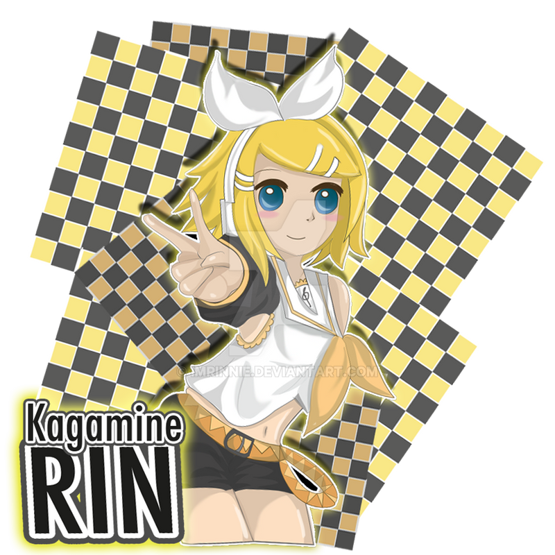 Kagamine Rin Vector Rin Kagamine - Vector Art by ImRinnie on DeviantArt