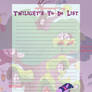 Twilight's To Do List