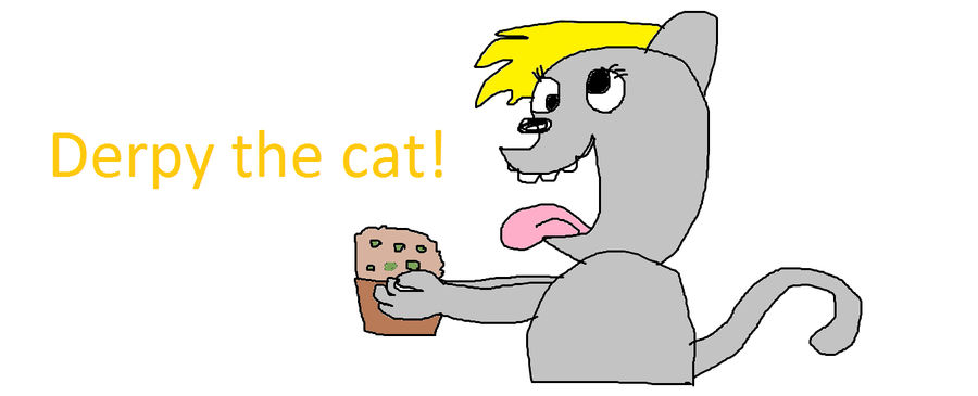 my drawing of derpy as a kitty by aloynna on DeviantArt
