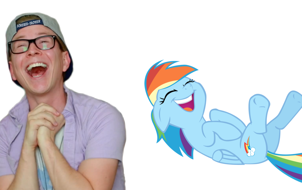 Tyler Oakley Laughing With Dashie