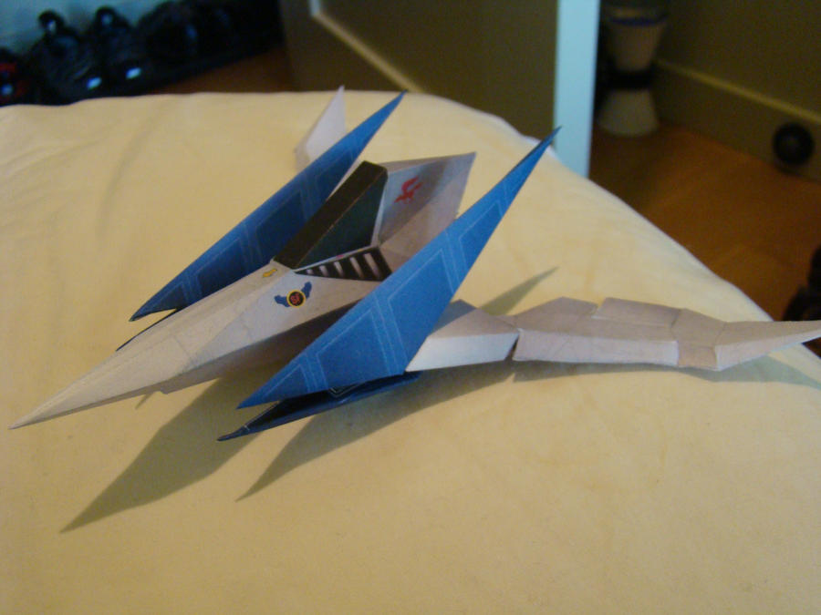 Arwing Rear View Arwing (1) Model by mitchblahman on DeviantArt
