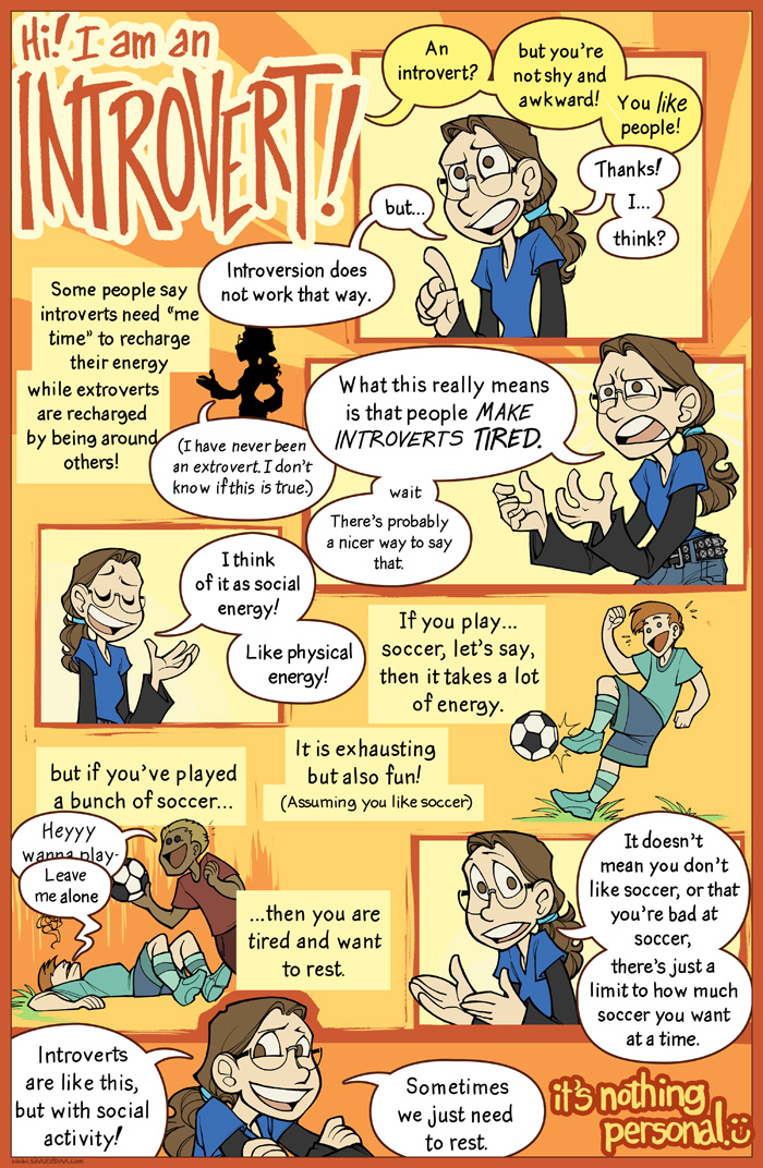 Hi I am an Introvert! by Shazzbaa on DeviantArt