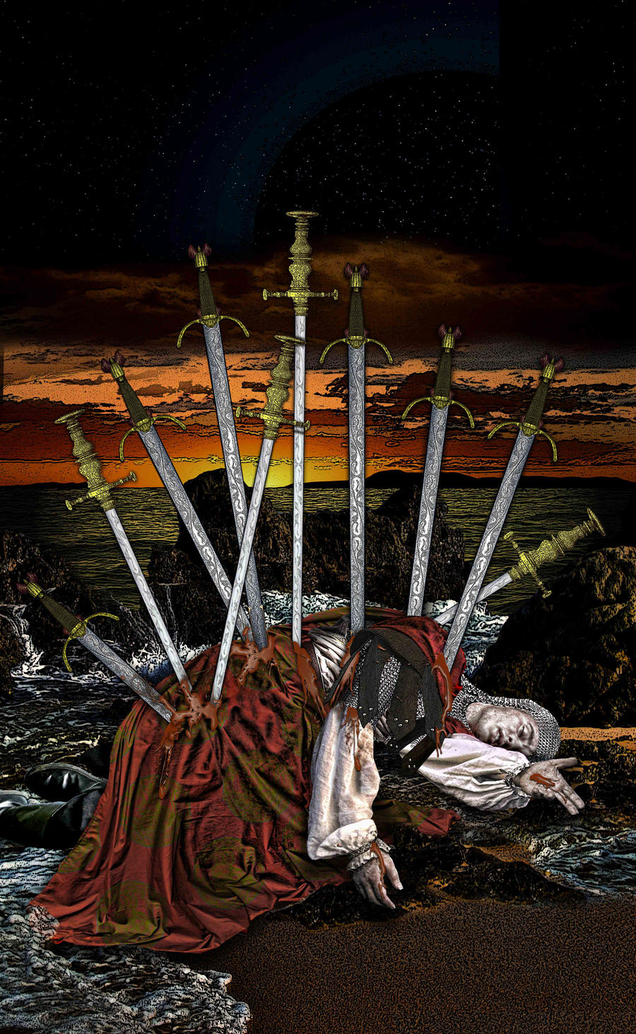 Ten of Swords by Elric2012