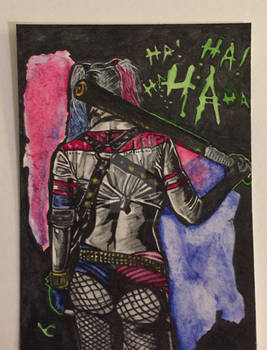 Harley Quinn Sketch card 