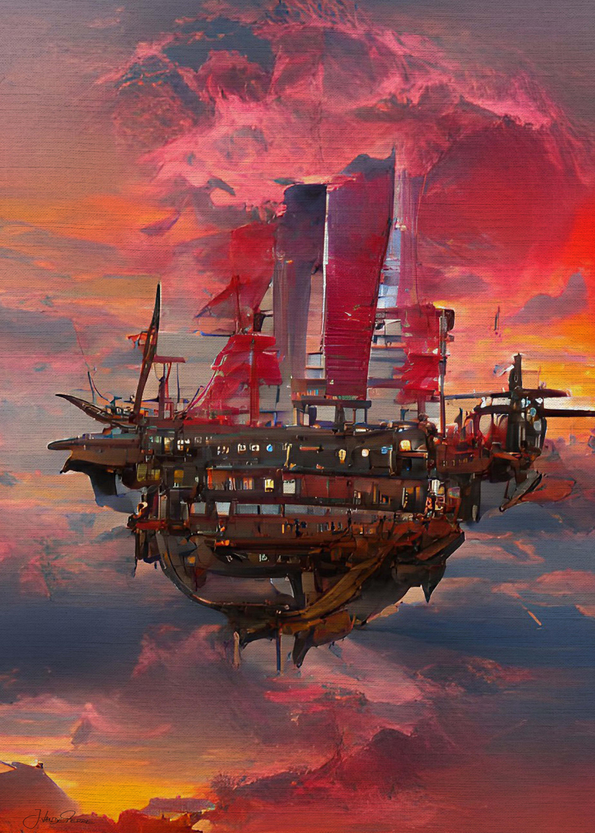 Sailing Ship by jvandeperre on DeviantArt