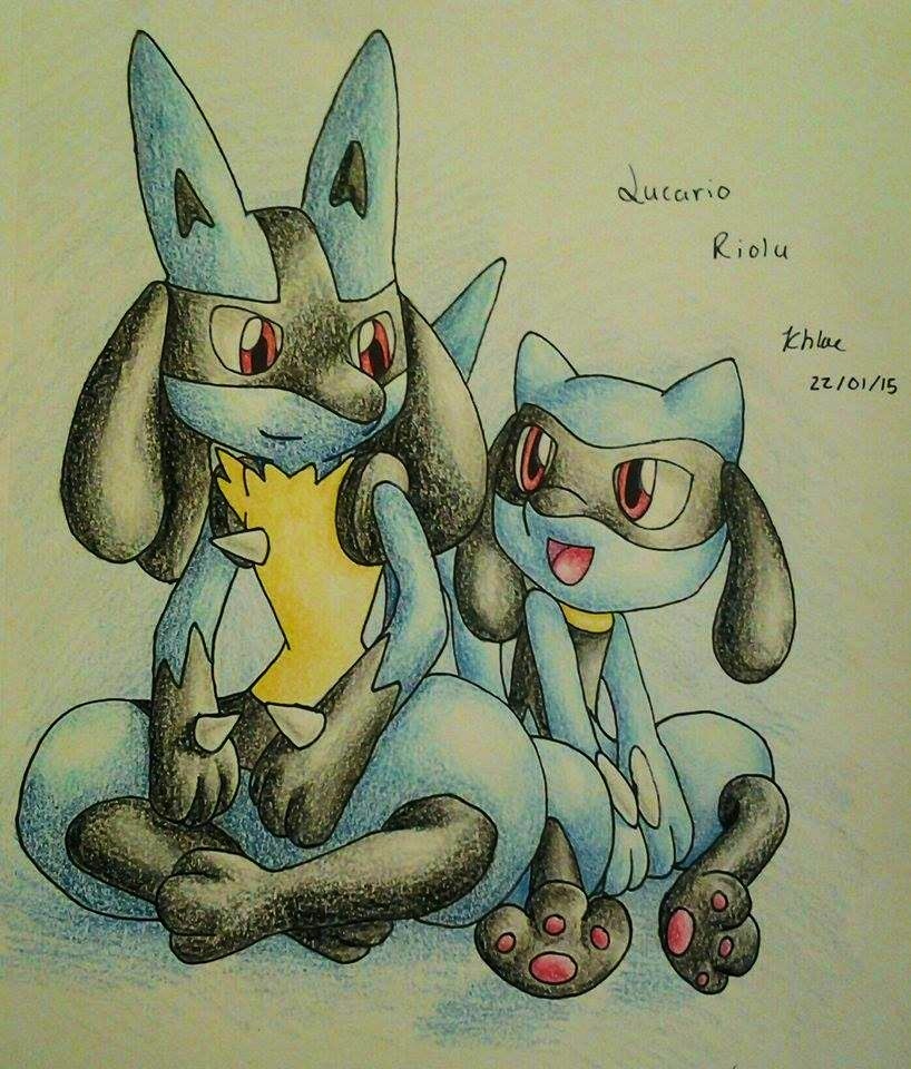 Lucario And Riolu