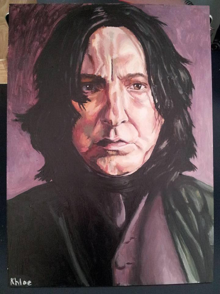 Severus Snape Painting by KhloeAlyssa on DeviantArt