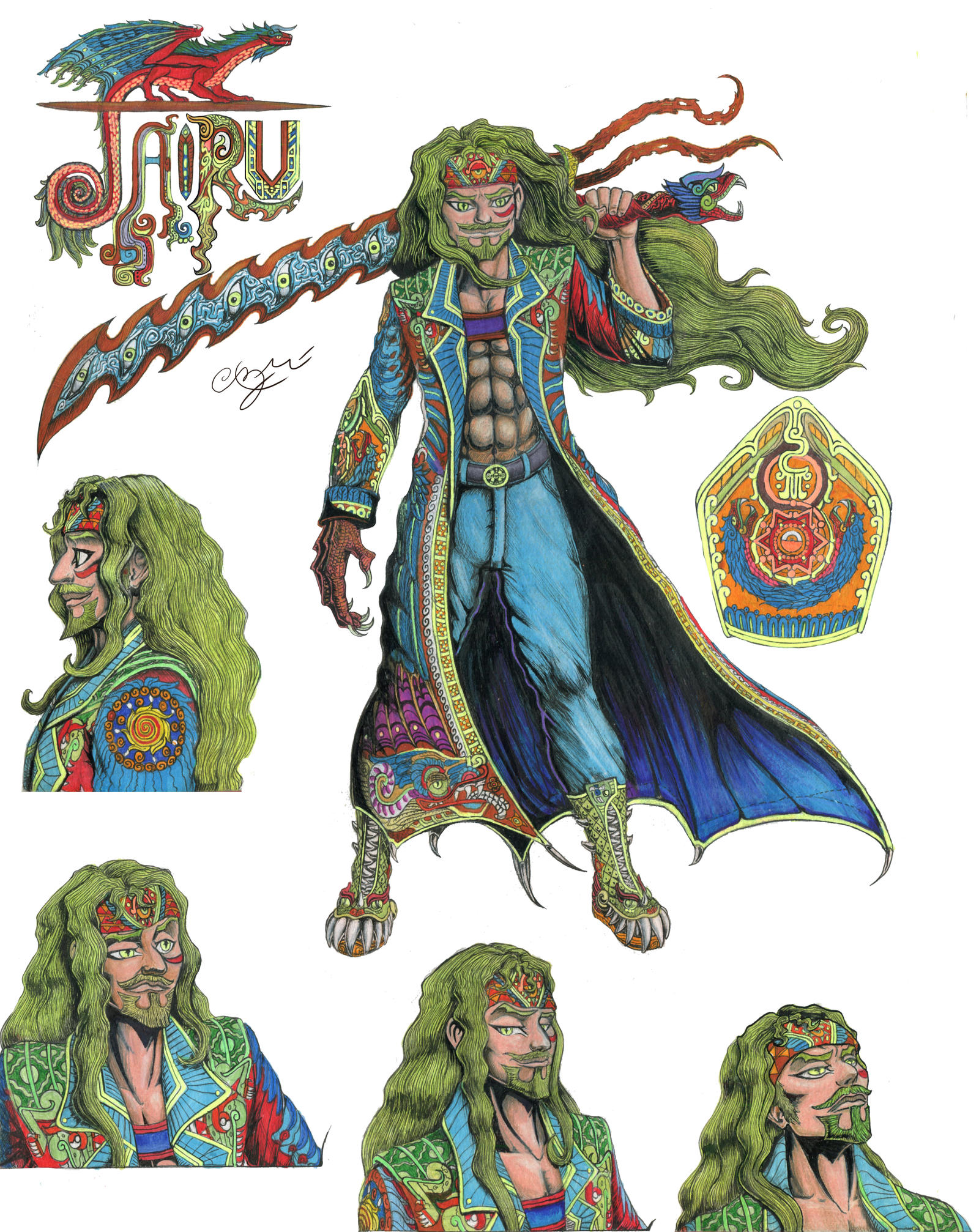JAIRU Character Concept Art - Page 1 by CarloMoran on DeviantArt