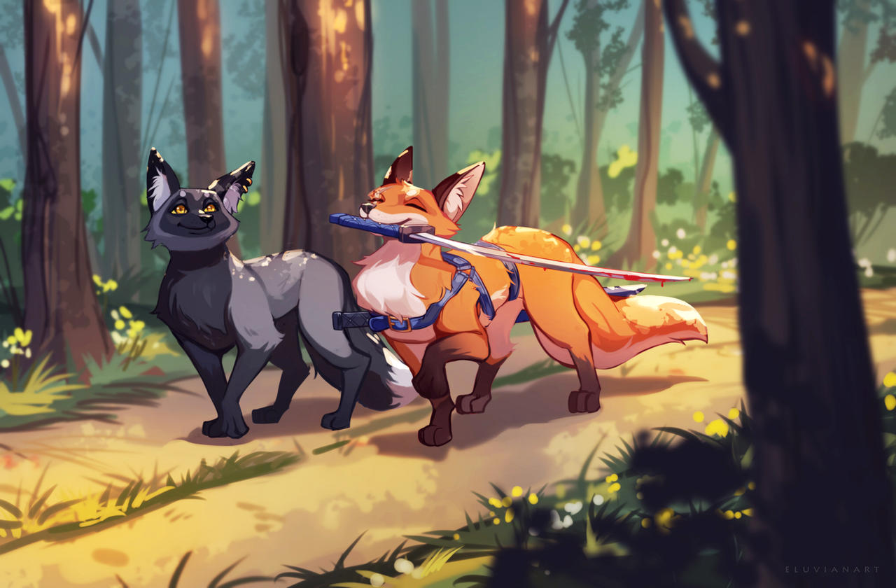 Deviantart Foxes Foxes by EluvianArt on DeviantArt