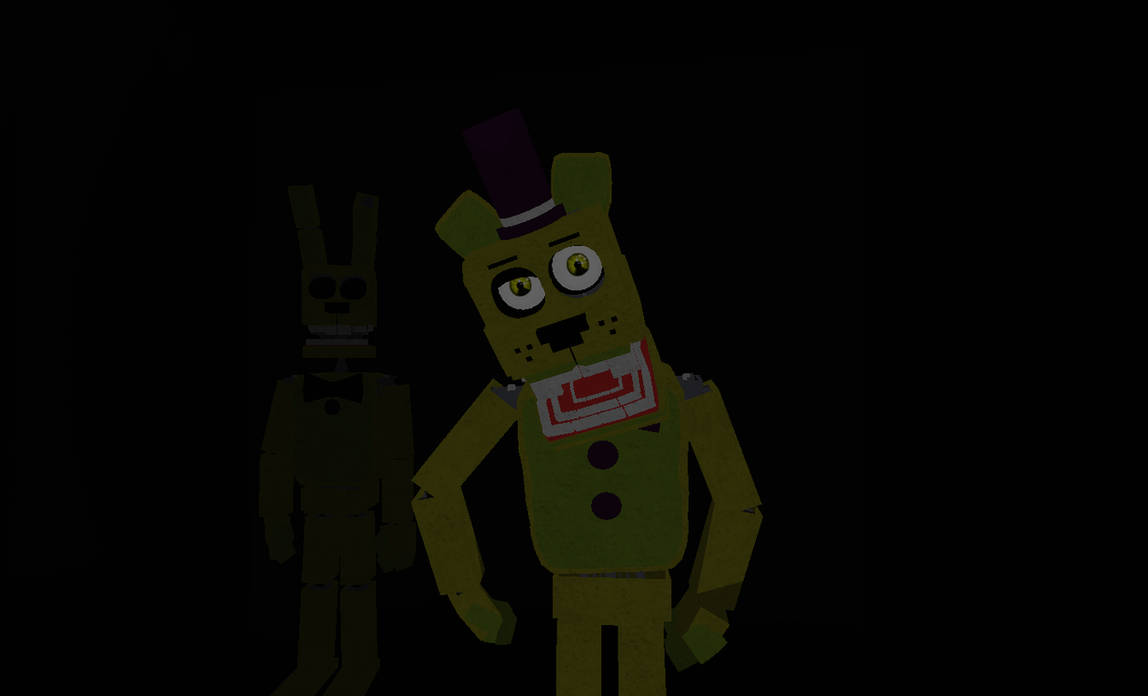 Fmr Springtrap springtrap and springfredbear : model test. by flishowl on DeviantArt