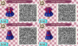 Animal Crossing QR code FNAF Balloon Boy