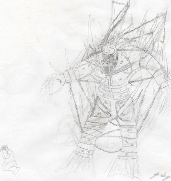 Chain Human Creature Creature in Chains by Mojo-el-Furio on DeviantArt