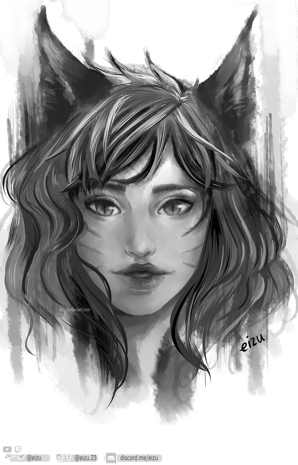 Ahri Portrait Fanart - From League of Legends