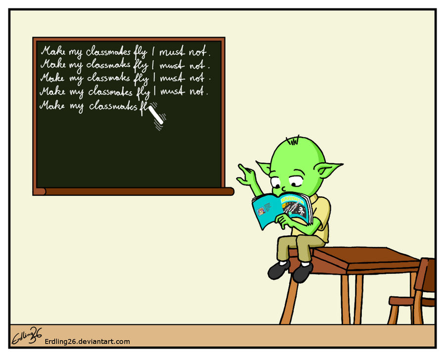 Young Yoda in Detention