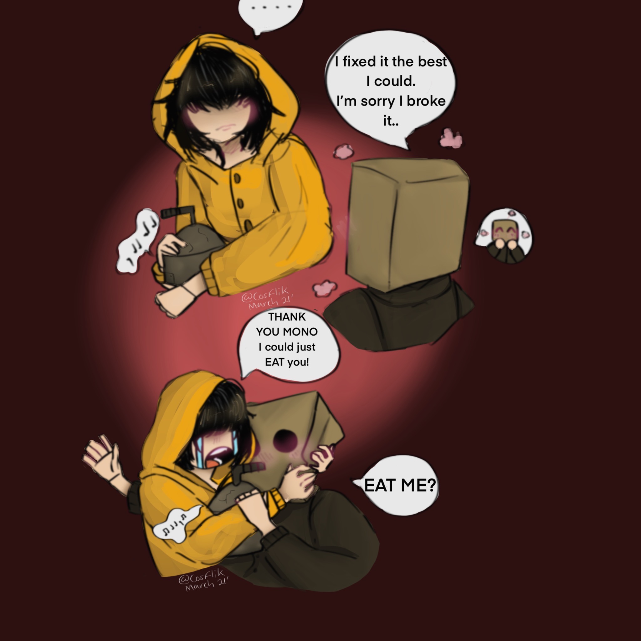 Little nightmares 2 - MONO by Propimol on DeviantArt