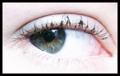 my eye - close