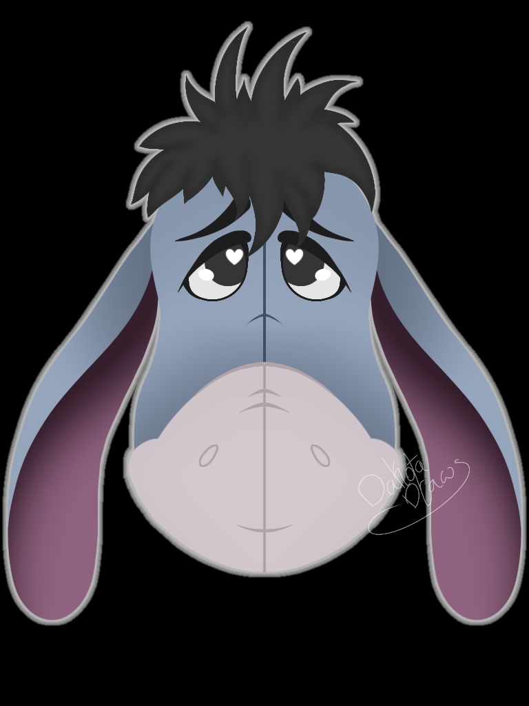 Eeyore by DakotaTheDoggo on DeviantArt