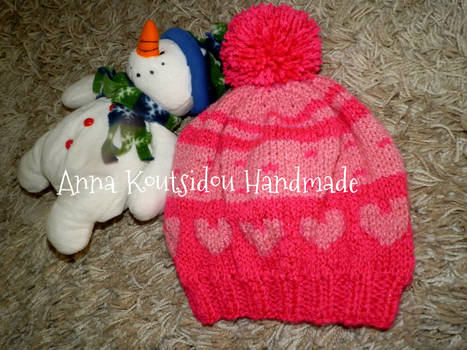 Knitting Hearts Hat