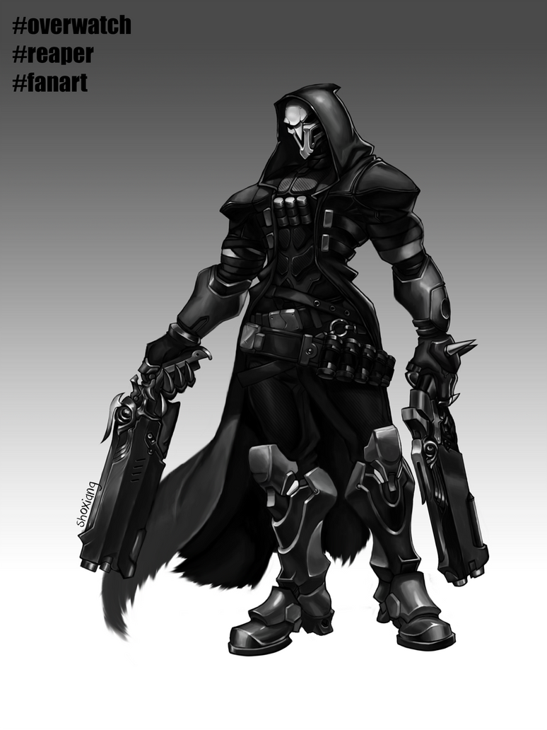 Sad Overwatch Fan Art Reaper All in one Photos.