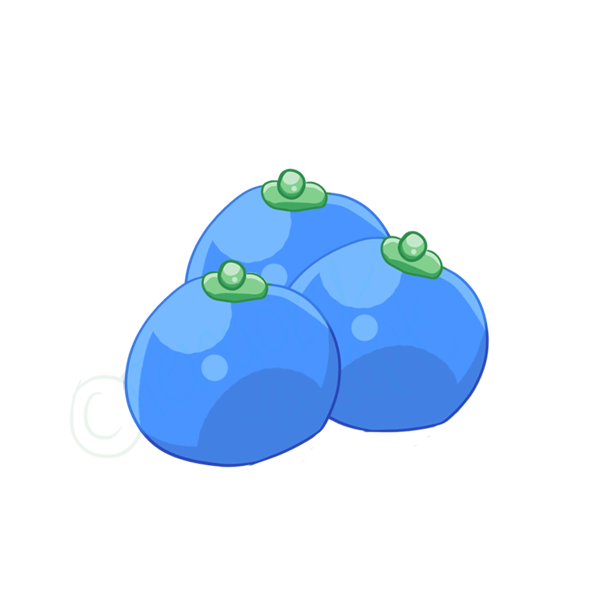 Oran Berry Stocked by DJBluehKitteh on DeviantArt
