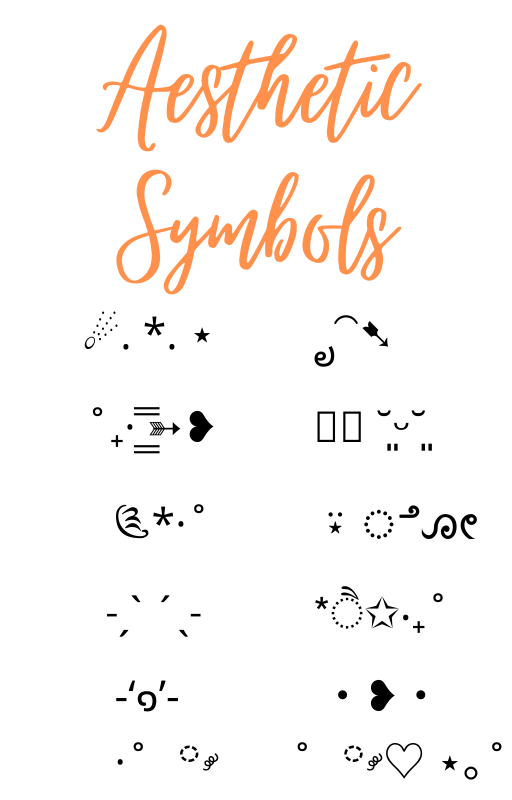 Symbols aesthetic