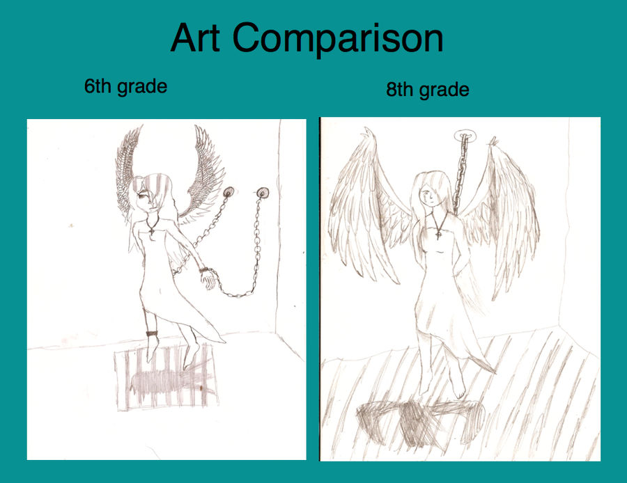 Art comparison by cosmichuevo on DeviantArt