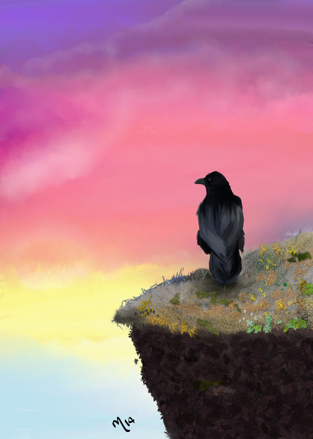 Raven Sunset by Ayrmetes on DeviantArt
