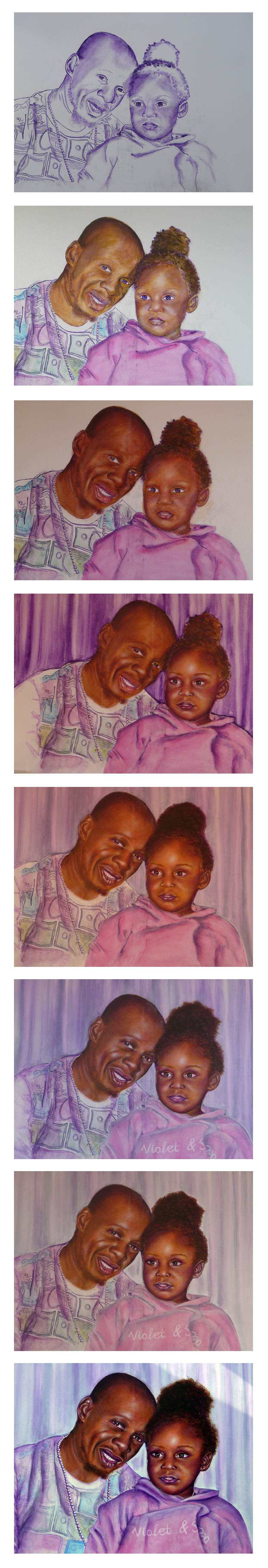 Father and Daughter WiPs