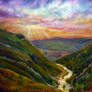 Dovedale Sunset Painting