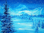 Blue Winter by AnnMarieBone