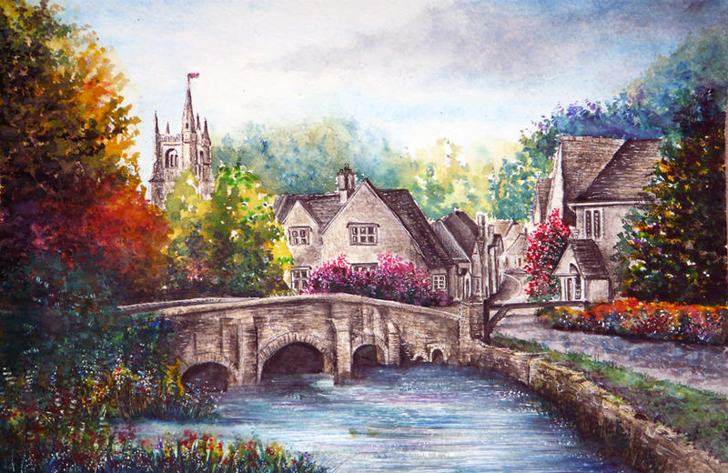 Castle Combe by AnnMarieBone