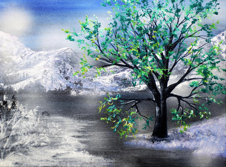 Winter Green by AnnMarieBone