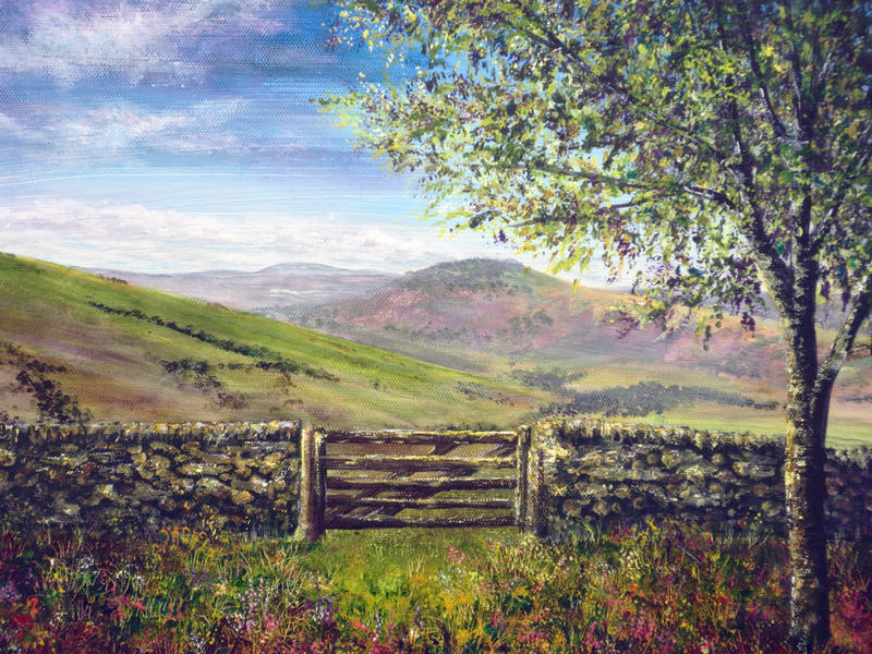 Derbyshire Stone Wall by AnnMarieBone