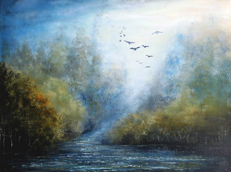 Hazy Morning by AnnMarieBone